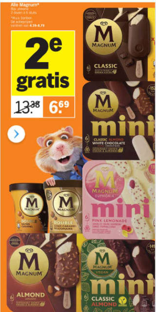 Albert Heijn Hamsterweken veel producten de 2de gratis