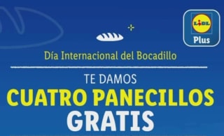 4 panecillos gratis en Lidl
