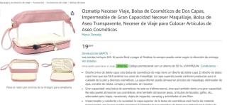 Bolsa de Cosméticos de Dos Capas por 9.99€