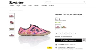 Recopilación de zapatillas de lona para mujer por 1,79€