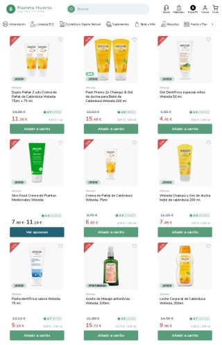 Hasta -50% de Descuento en Weleda desde Planeta Huerto.