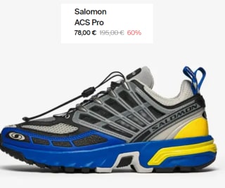 Zapatillas para Hombre Salomon ACS Pro por 66.3€