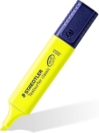 10 Marcadores Staedtler fluorescentes color amarillo, rojo o azul por 5,09€