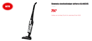 Rowenta Air Force Light RH6545 - Steelstofzuiger voor maar €79,99 bij Dirk