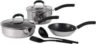 Batería Cocina Acero Inoxidable marca EPPO (7 piezas)por 38,99€