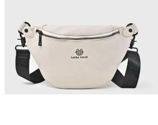 Riñonera de mujer color beige Laura Valle por 23€