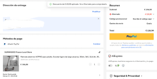 Patinete eléctrico N7PRO para adulto, 350W, compatible con APP Por 126,04€