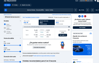 Vuelos Gerona - Cracovia desde 61€ con Skyscanner