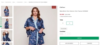 Bata Boho Chic Kimono Chic France por $9.990
