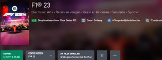 F1 2023 voor €39,99 in de Xbox store