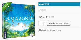 Juego de Cartas Amazonia por 12.5€