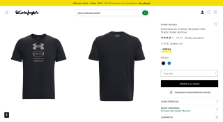 Camiseta de Hombre Branded GEL Stack Under Armour por 11,15€