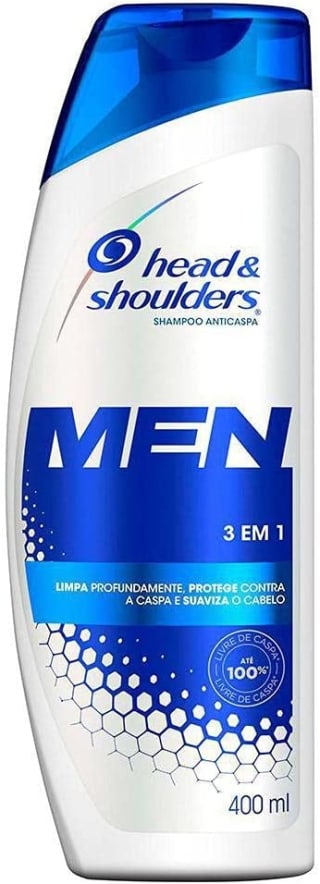 Shampoo Anticaspa Masculino da Head & Shoulders de 400ml - R$ 13,94