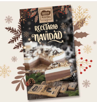 Recetario navideño de postres con Nestlé