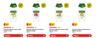 Alle Palmolive douchegel voor €1 bij Kruidvat