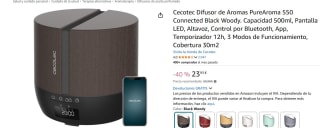 Cecotec Difusor de Aromas 500ml por 23,93€