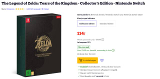 Nintendo Switch The Legend of Zelda: Tears of the Kingdom - Collectors Edition voor €114 bij Bol.com