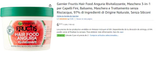 3 Botes de Fructis Mascarilla hair food sandia hidratante pelo normal 390 ml por 12.7€