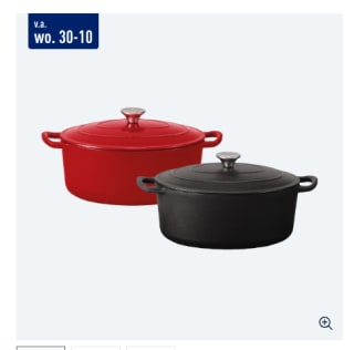Gietijzeren braadpan voor 29,99 euro
