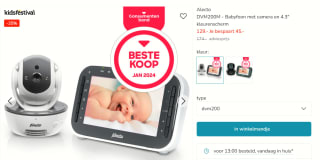 Alecto DVM200M - Babyfoon met Camera voor €129