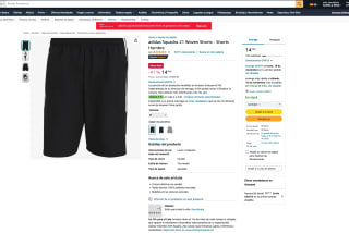 Pantalon Adidas Squadra 21 Woven Shorts corto con bolsillos Hombre por 14,78€
