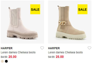 Tot 86% korting op damesschoenen in de sale bij Scapino