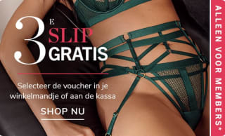 3e slip gratis voor Hunkemöller members