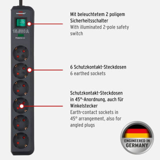 Brennenstuhl Eco-Line 6-voudige stekkerdoos voor €9,99 bij Amazon