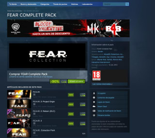 FEAR Complete Pack por tan solo 5,49€