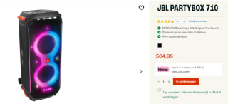 JBL Partybox 710 voor €504,99 bij JBL