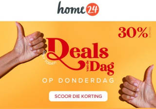 30% korting op meubels, lampen en accessoires bij Home24