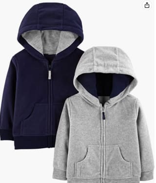 Pack x 2 sudaderas Carter's por $294.38 en Amazon