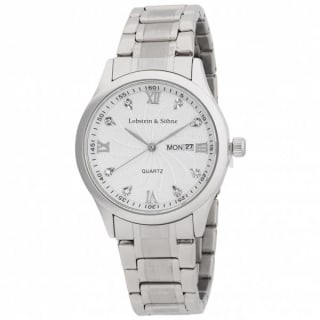 Reloj plateado/blanco marca Lobstein & Söhne ® "Leopold por 6,66€