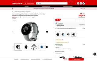 Google Pixel Watch 2 41 mm por 107€