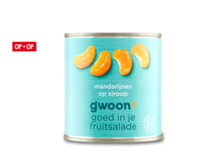 Gratis bij Jan Linders punten; g'woon mandarijnen op siroop