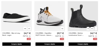Columbia ropa y calzado desde solo 4,50€ ofertazas