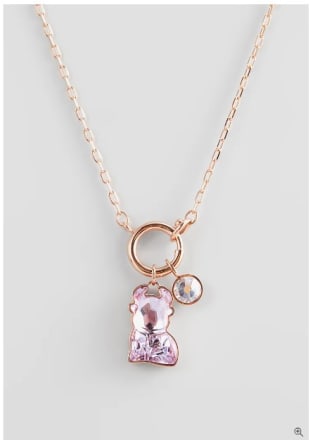 Collar Zodiaco Chino buey rosado por 54€