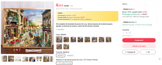 Recopilación Kit punto de cruz ciudades europeas desde 6,91€