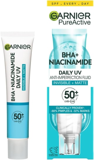 Garnier Pure Active Fluido Anti-imperfecciones Anti-UV Diario FPS50+ por 8,33€