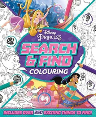 Acquire Disney Princess Search & Find colouring book at Amazon for £1