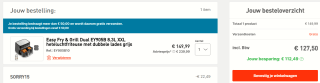 Tefal Dual Easy Fry & Grill EY905B - Heteluchtfriteuse voor €97,50, dmv code en na cashback bij tefal