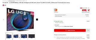 TV LED 55" LG 55UR91006LA, UHD 4K por 499€