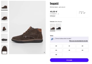 Bugatti Botines bajos por 45€