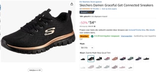 Skechers GRACEFUL - Sneakers voor €27,96 bij Amazon