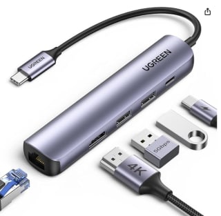 Adaptador Ugreen Hub USB C, 5 En 1 por $607 en Amazon