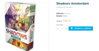 Juego de Mesa Shadows Amsterdam por 5€