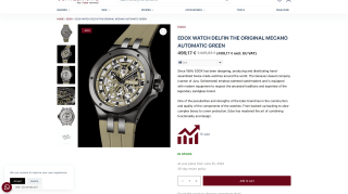 Edox Delfin The Original Mecano Automatic Green por 499,17€