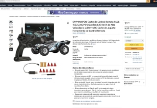 Coche de Control Remoto S658 1/32 2,4G Mini Overland 20 Km/h por solo 11,99€