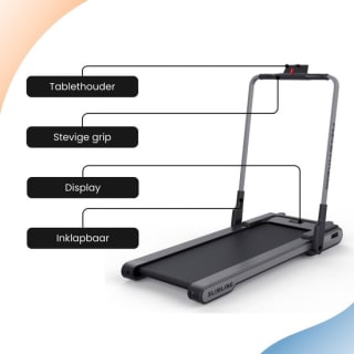 Focus Fitness - Slimline iPlus - Loopband - Walkpad - Compact Design voor €239 in de AH voordeelshop