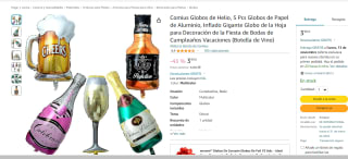 5 piezas de Globos de Helio por 3,99€